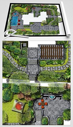 解鎖靈感之源 辦公區(qū)景觀(guān)休閑活動(dòng)廣場(chǎng)PSD與CAD分層設(shè)計(jì)圖詳解